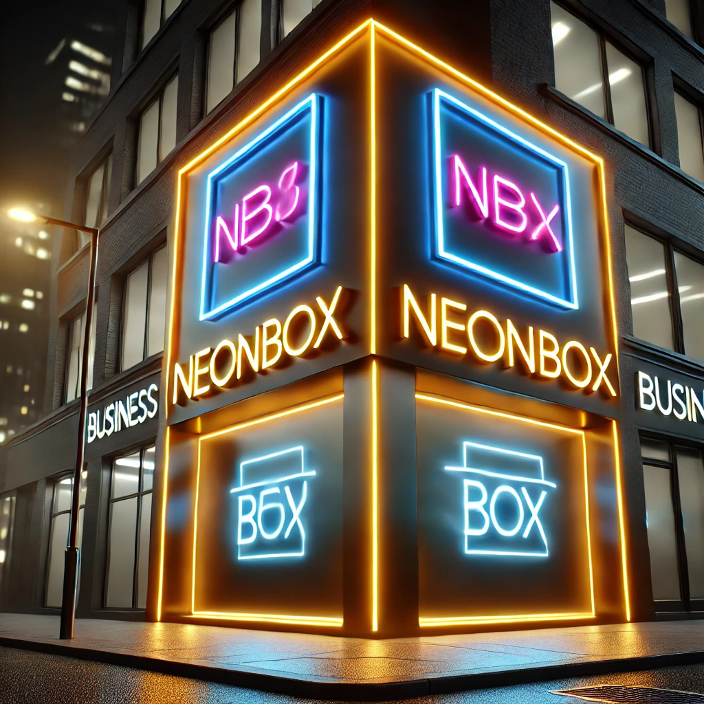 desain neonbox kreatif