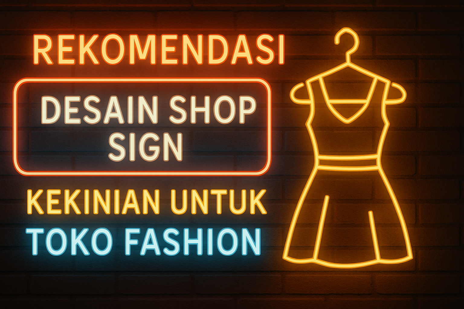 Rekomendasi Desain Shop Sign