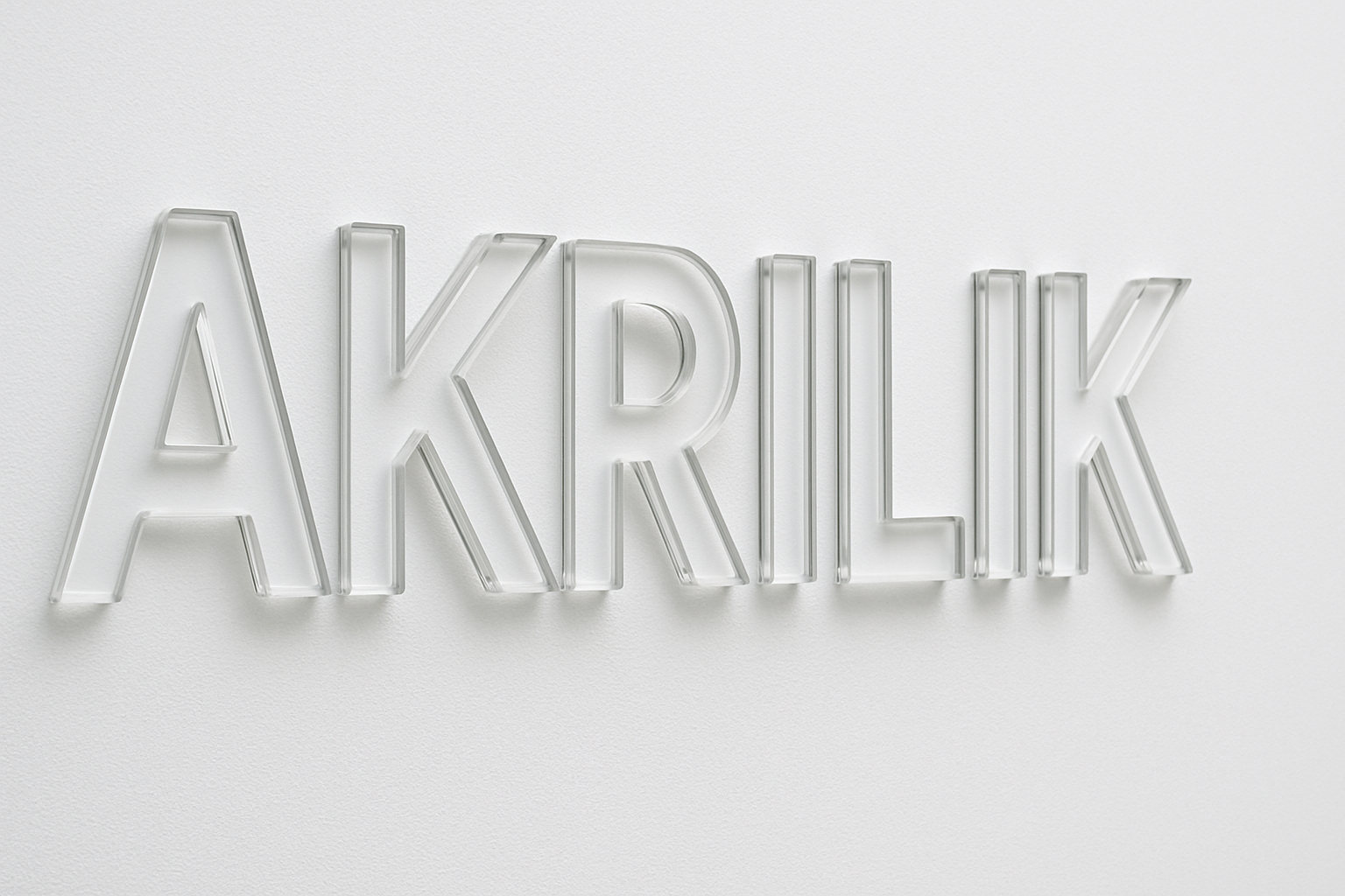 Perbedaan Huruf Timbul Akrilik