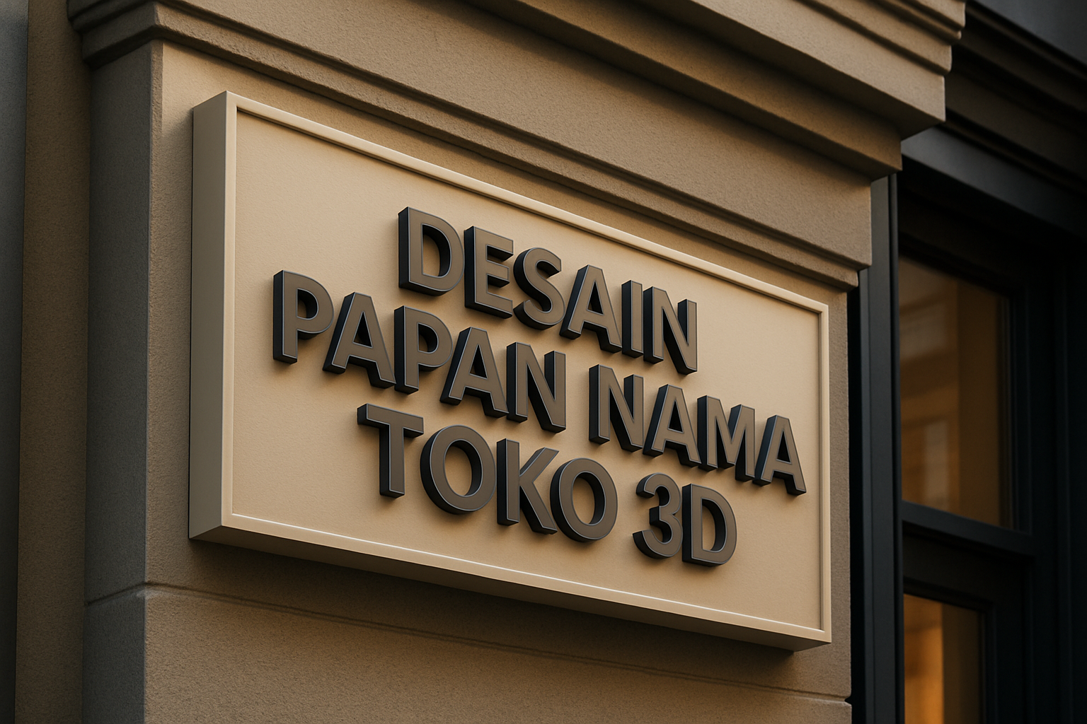 Desain Papan Nama Toko