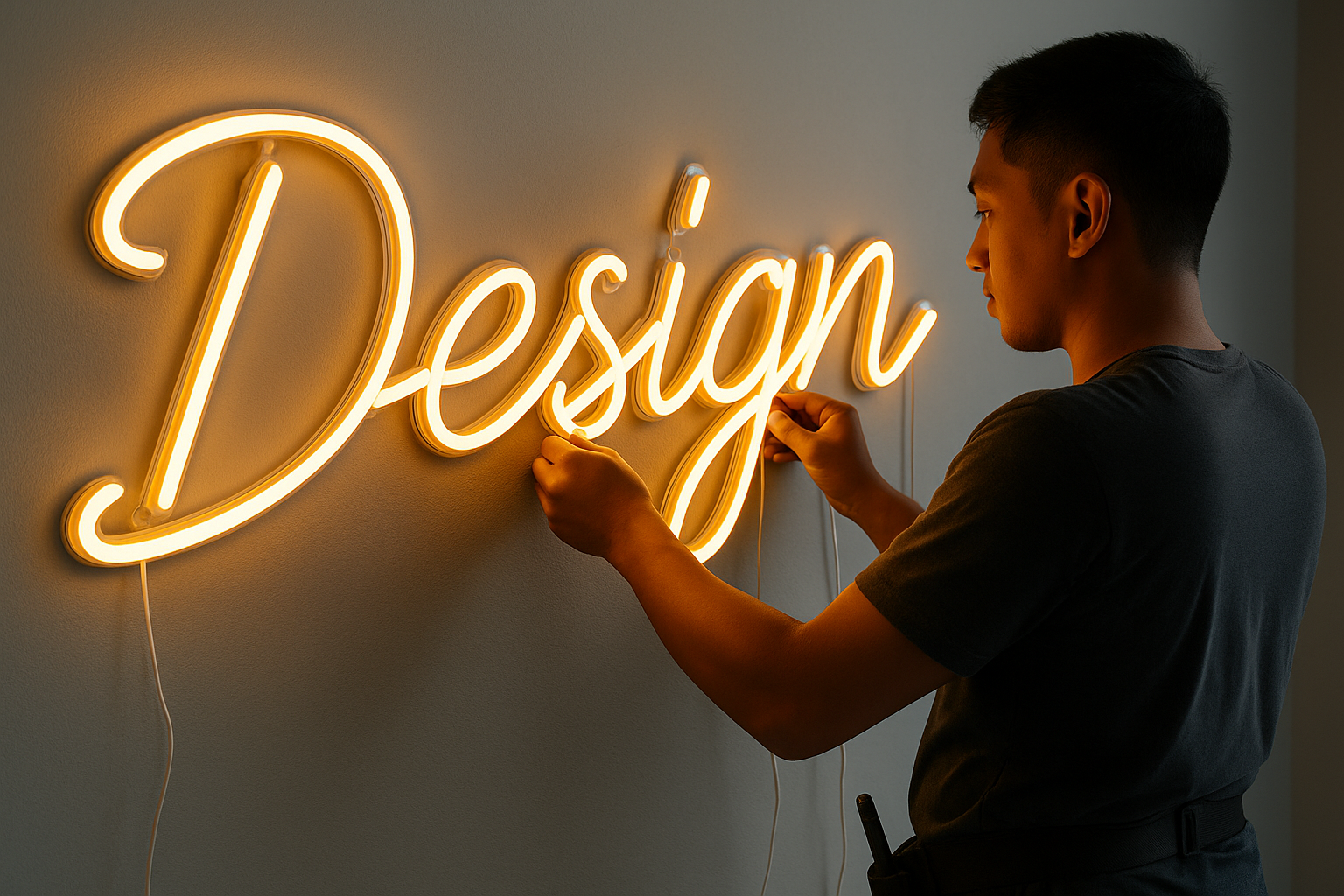 Cara Instalasi Neon Sign