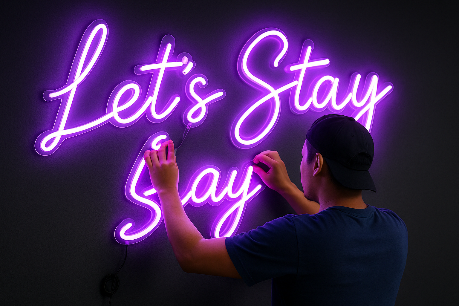 Cara Pemasangan Neon Sign