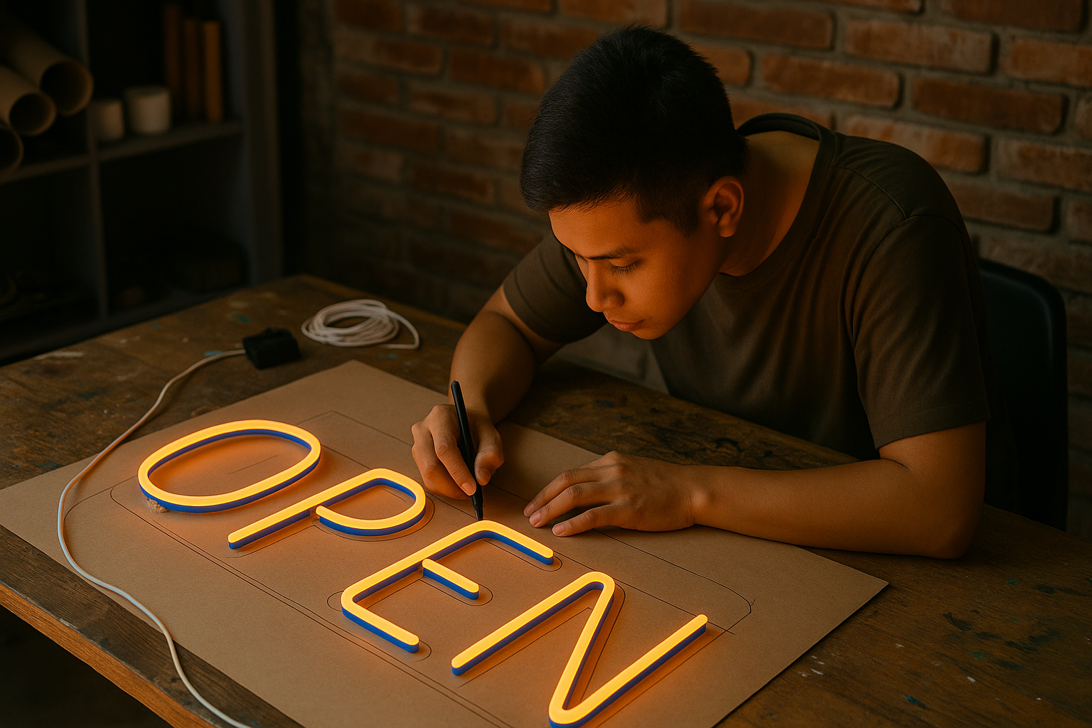 Tips Mendesain Neonsign
