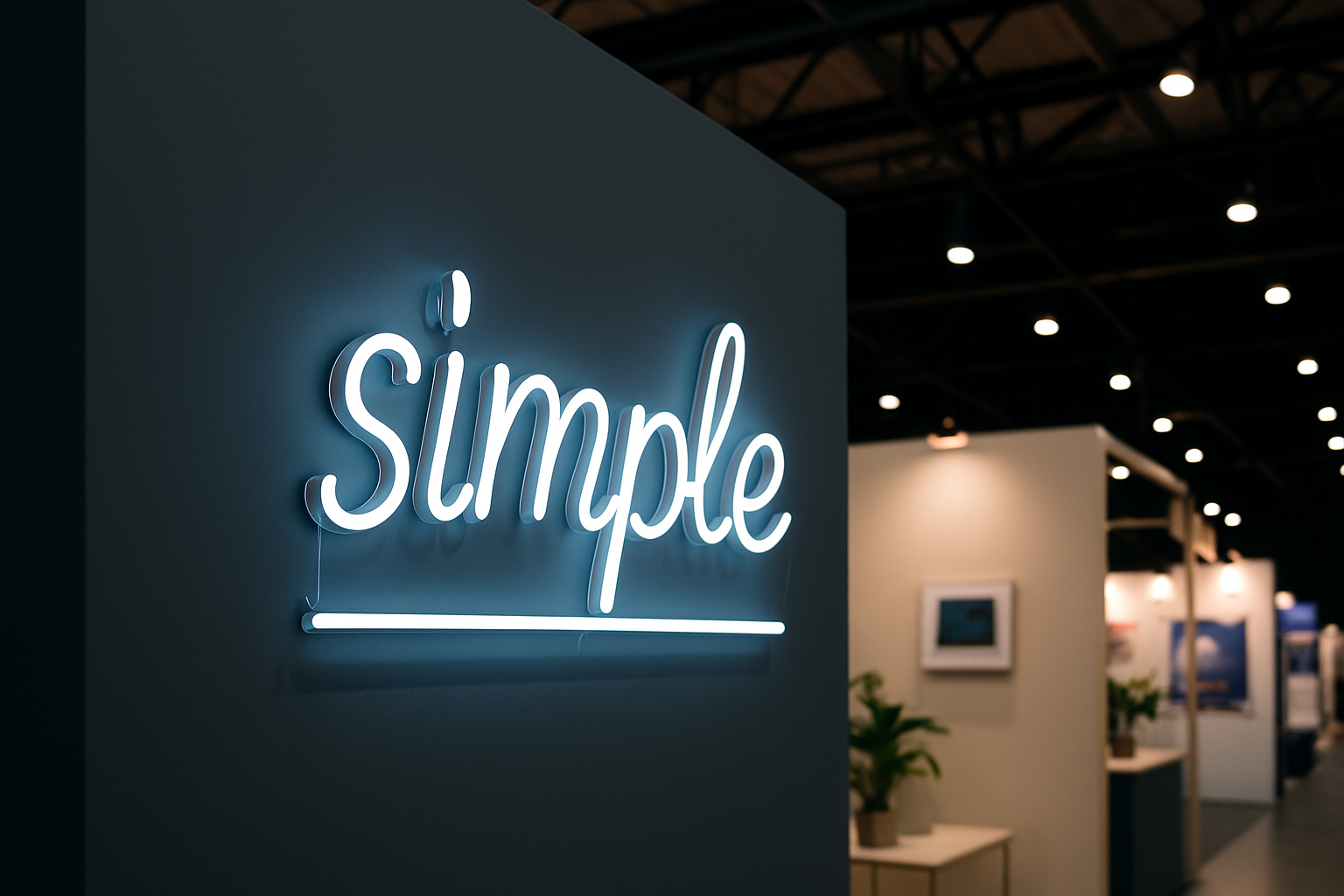 Inspirasi Neonsign Minimalis