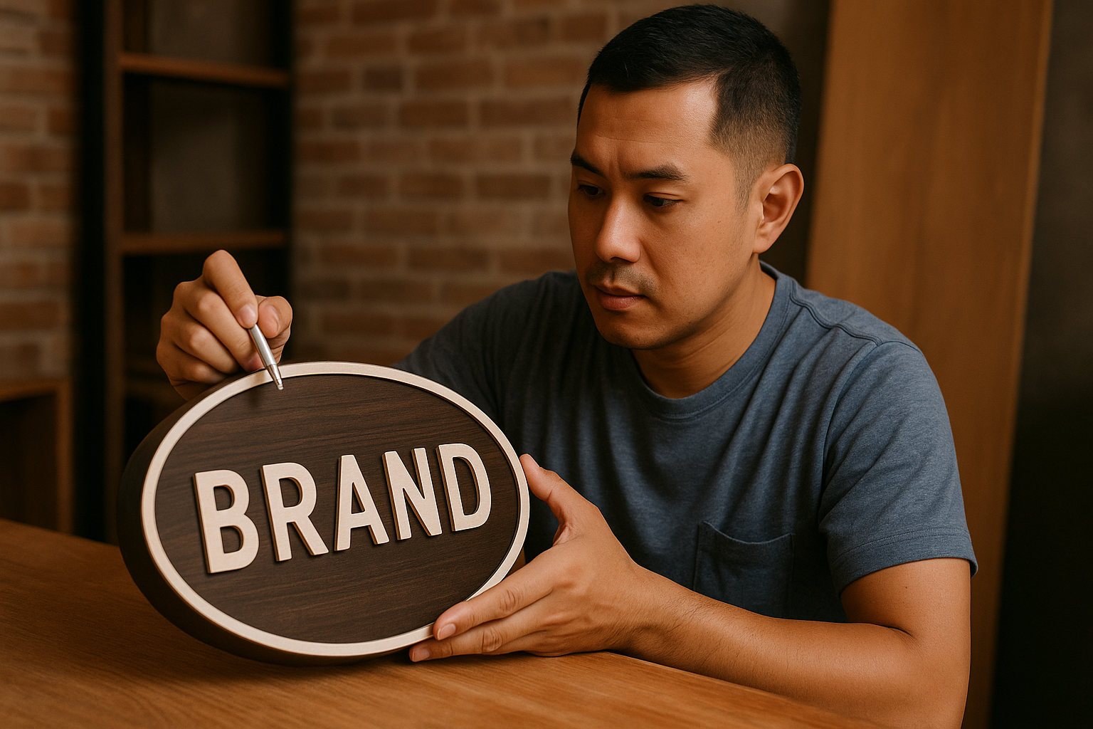 Tips Membuat Shopsign Oval