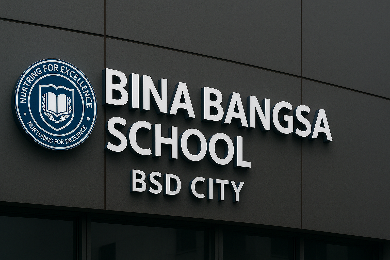 Huruf Timbul BSD City Bina Bangsa School