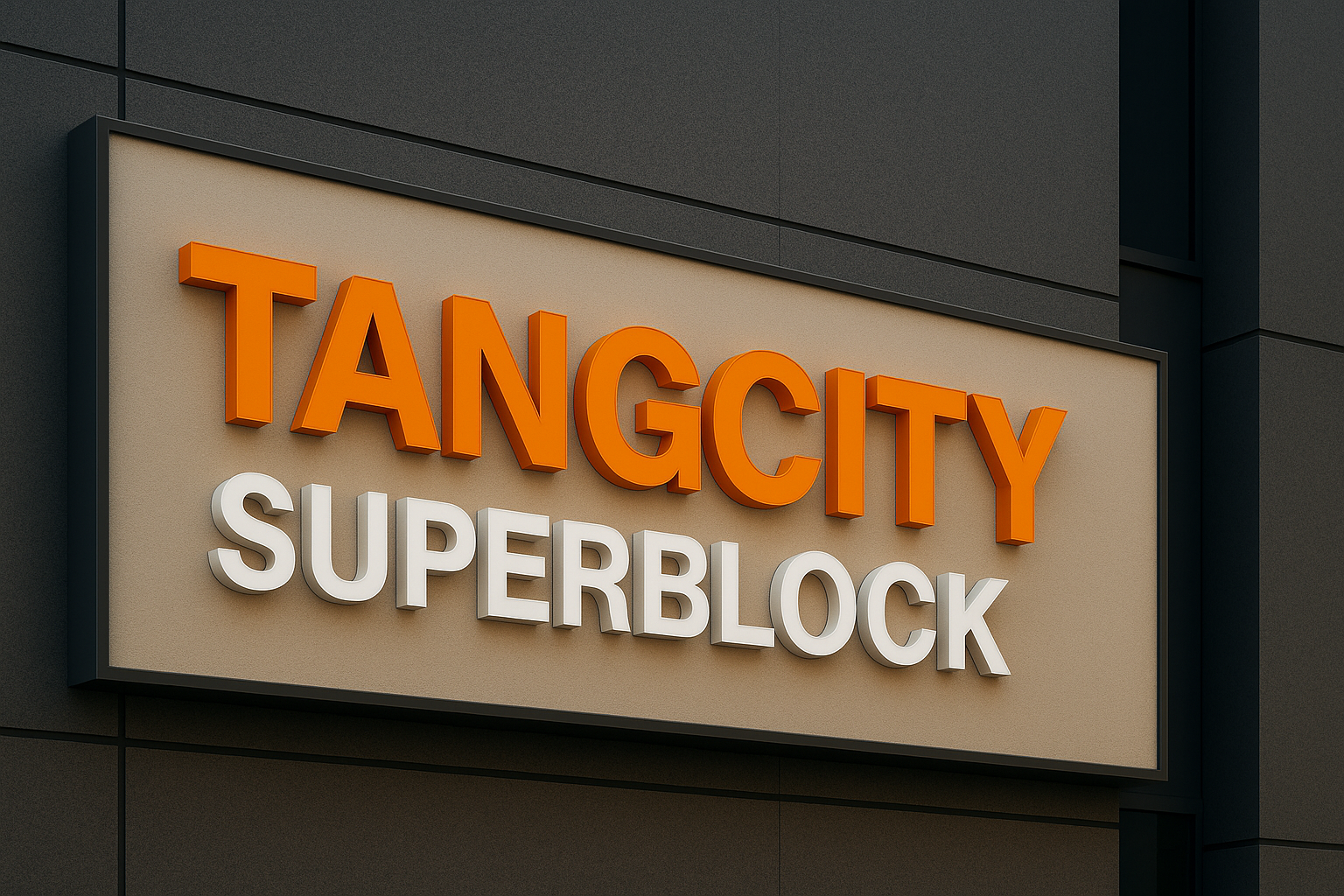 Huruf Timbul BSD City Tangcity Superblock