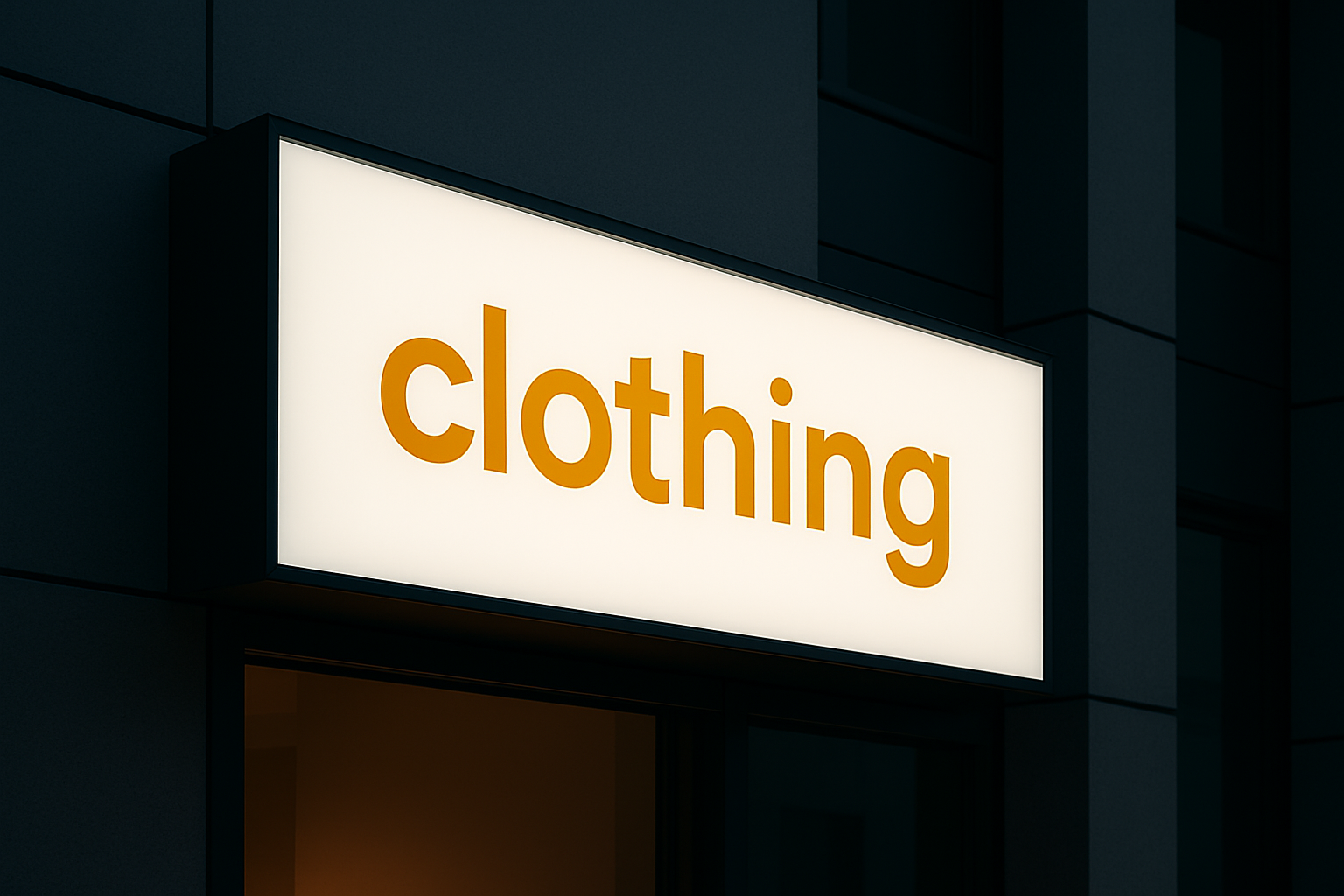 Neonbox BSD City Toko Baju Minimalis