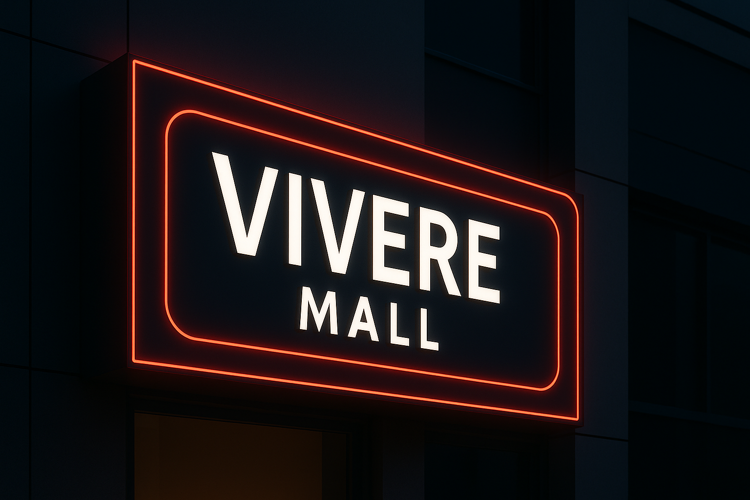 Neonsign Gading Serpong Vivere Mall