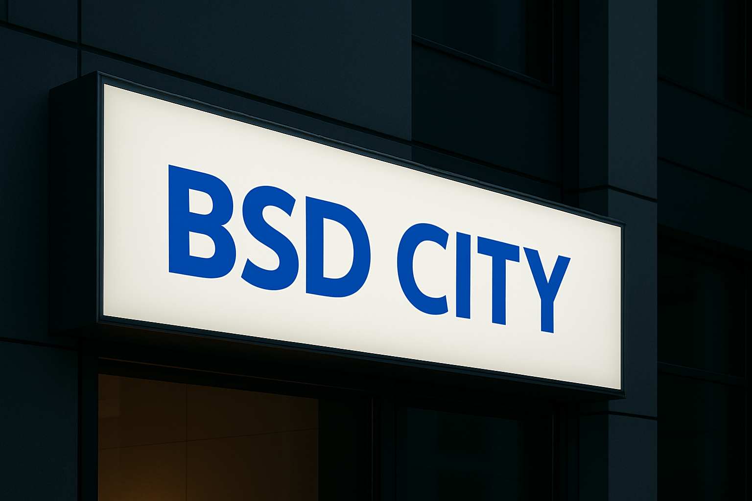 Papan Nama Toko BSD City