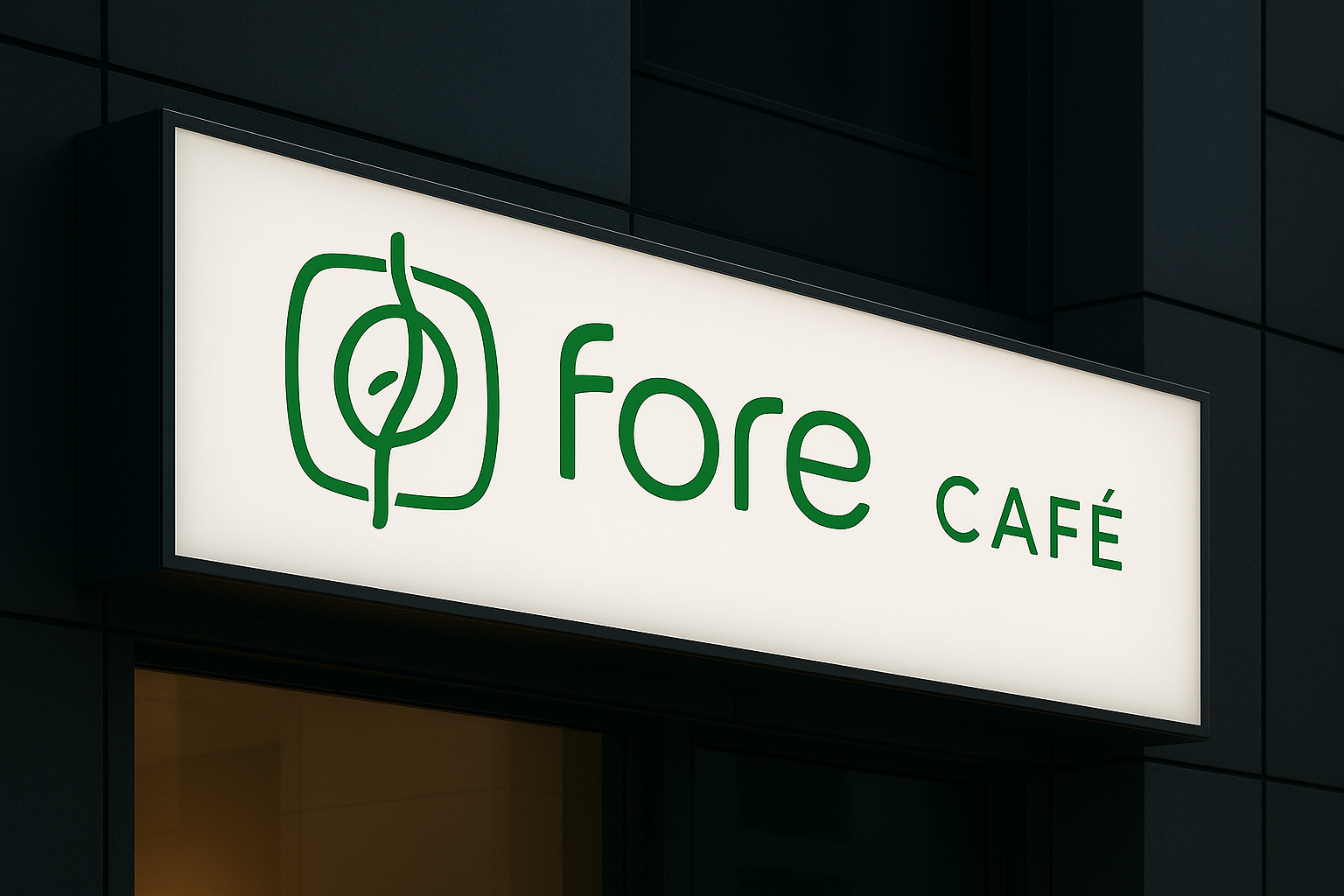Papan Nama Toko Bintaro Fore Cafe