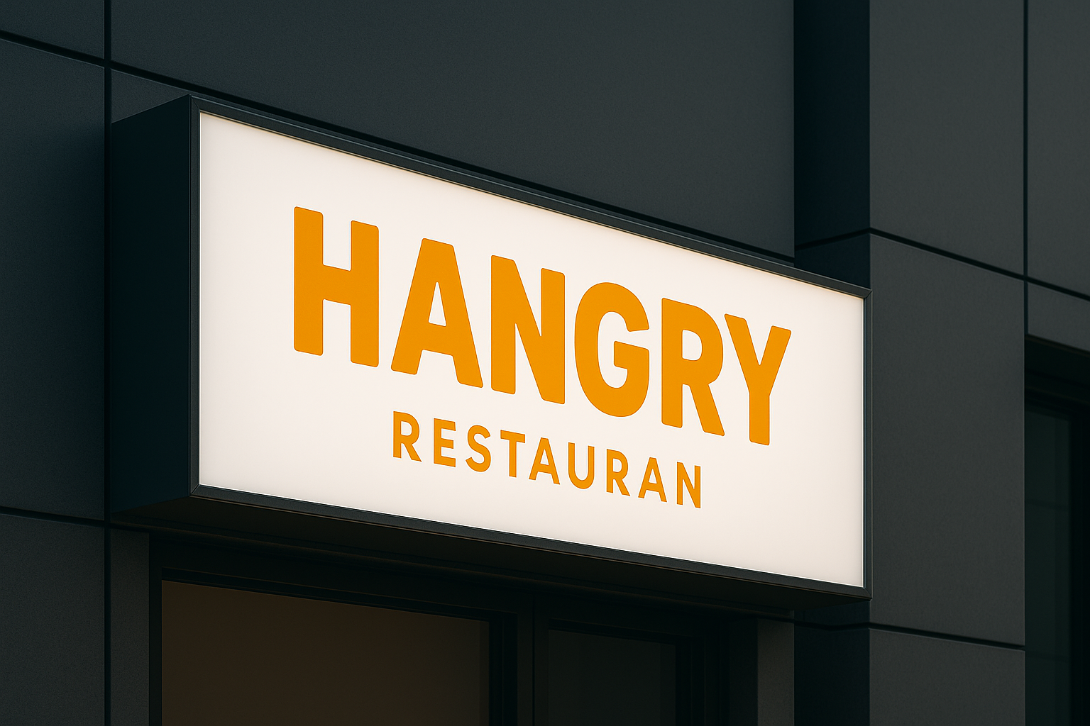 Shopsign Alam Sutera Hangry Restoran