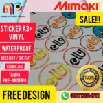 Cetak Sticker / Print Stiker Label Produk A3+ Vinyl – Cetak Saja