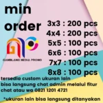 Cetak Stiker, Stiker Label, Sticker Label Vinyl Kemasan Anti Air – 12.5×3.5 - Image 2