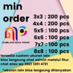 Cetak Stiker, Stiker Label, Sticker Label Kemasan Produk Transparan – 5 x 4.5 - Image 3