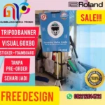 Tripod Banner 80×60 Cetak Albatros – visual